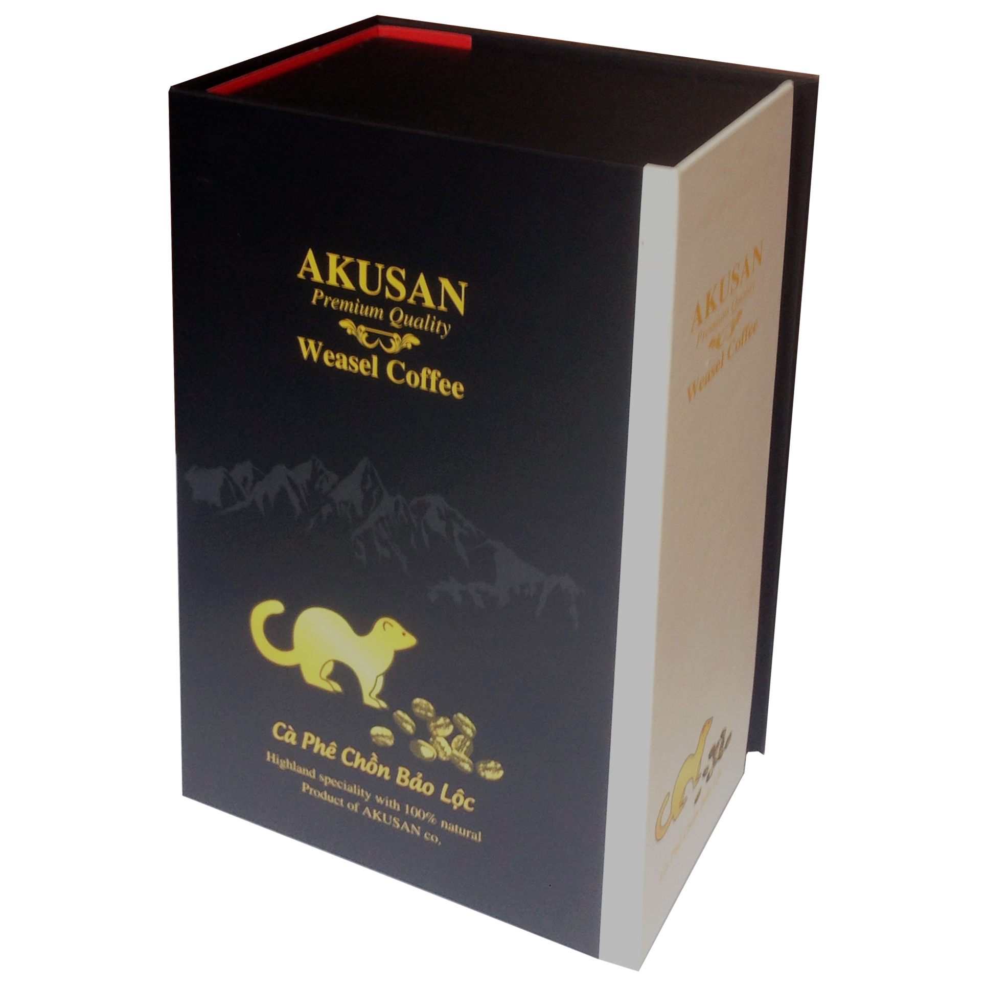 Cà phê Chồn nguyên chất arabica + robusta – AKUSAN WEASEL COFFEE